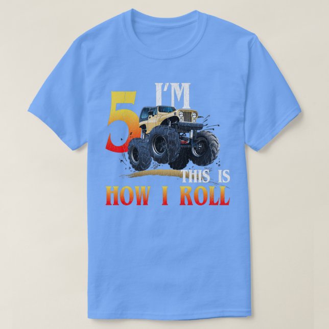 T-shirt Ix27m 5 c'est comment je roule 5 (Design devant)