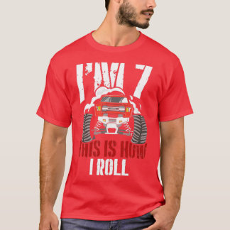 T-shirt Ix27m 7 C'Est Comme Ça Que Je Roule 7 Ans Truck Ra