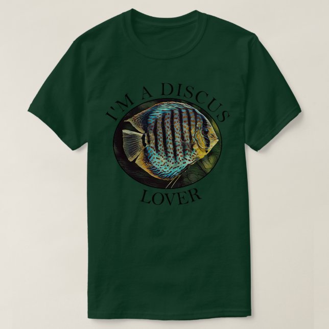 T-shirt Ix27m a Discus Lover (Design devant)