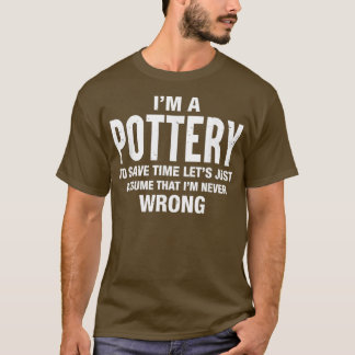 T-shirt Ix27m A Poterie Et Ix27m Jamais Mal Drôle Xmas B