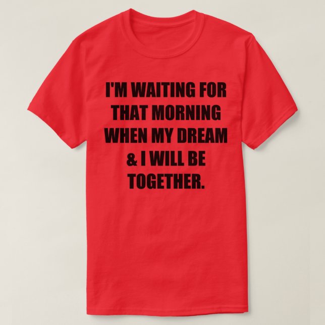 T-shirt Ix27m attendant ce matin quand mon ampli de rêve I (Design devant)