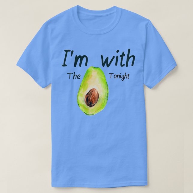 T-shirt Ix27M Avec L'Avocado Ce Soir (Design devant)