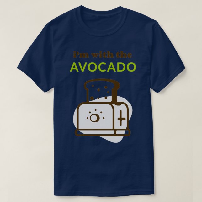 T-shirt Ix27m avec toast Avocado (Design devant)