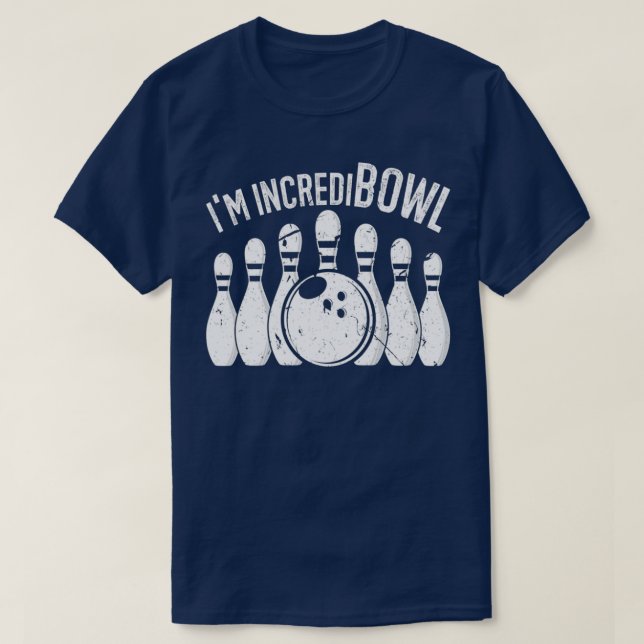 T-shirt Ix27m Incredibowl Funny Bowling Team Bowler T (Design devant)