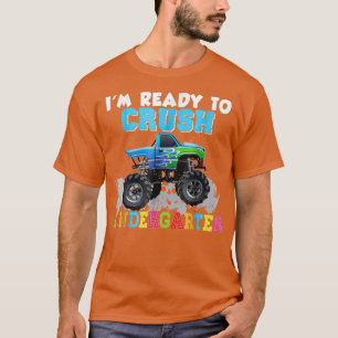 T-shirt Ix27M Prêt À Écraser Le Camion Monster Du Jardin D