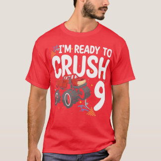 T-shirt Ix27M Prêt À Écraser Truck Lover 9 Ans 9e B