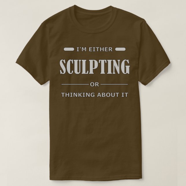 T-shirt Ix27m soit sculpter ou y penser (Design devant)