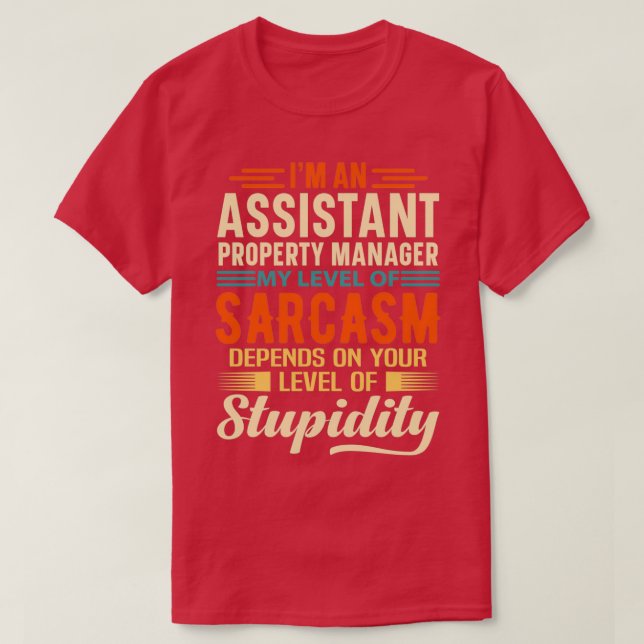 T-shirt Ix27m Un Assistant Gestionnaire De Biens 2 (Design devant)