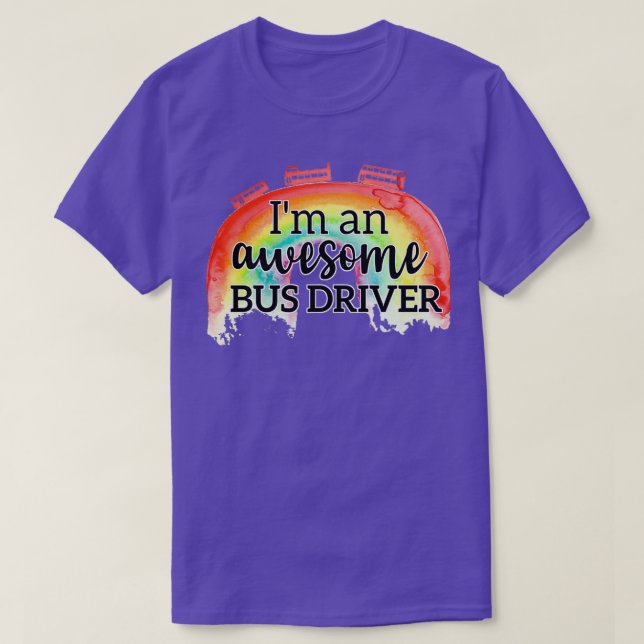 T-shirt Ix27m un conducteur de bus génial 2 (Design devant)