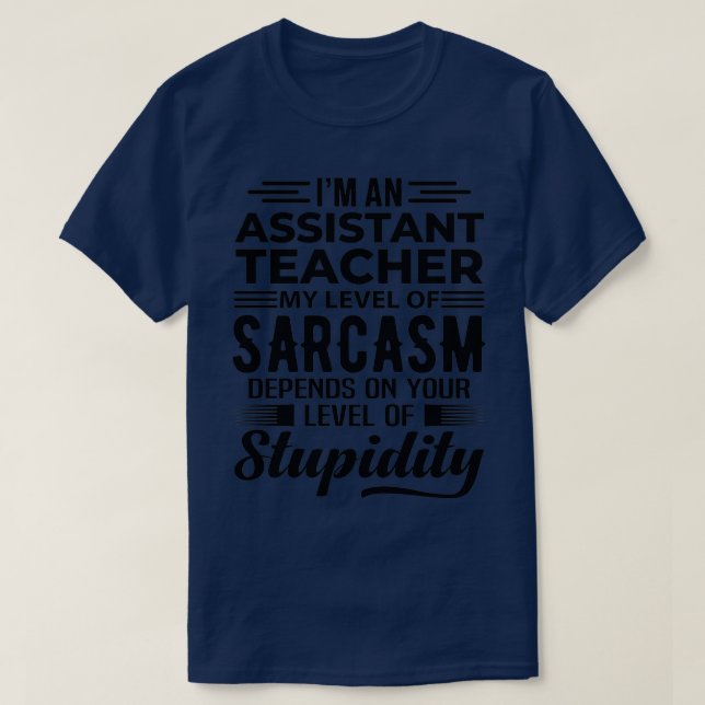 T-shirt Ix27m Un Enseignant Adjoint 2 (Design devant)