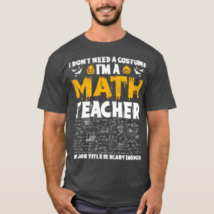 T-shirt Ix27M Un Enseignant En Mathématiques Mon Titre De