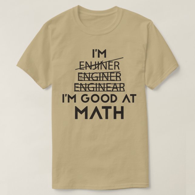 T-shirt Ix27m Un Ingénieur Ix27m Bon Aux Amateurs De Maths (Design devant)