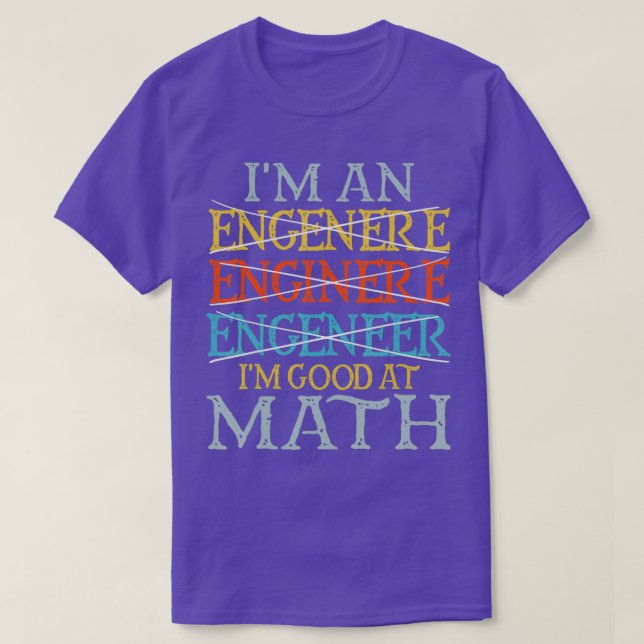 T-shirt Ix27M Une Engenere Enginere Bon À L'Ingénieur Math (Design devant)
