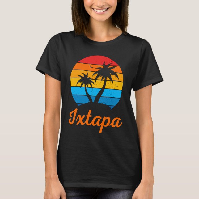 T-shirt Ixtapa Mexico Family Vacation Beach Tropical (Devant)