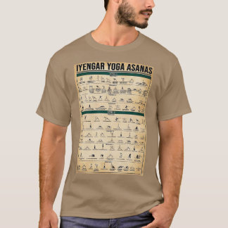 T-shirt Iyengar yoga asanas