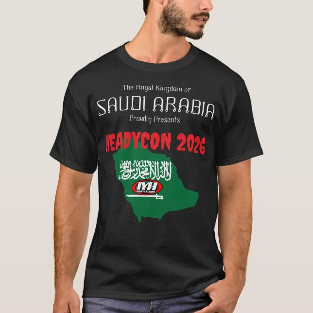 T-shirt IYH Headycon Saudi 2026 (Devant)