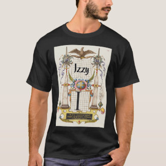 T-shirt Izzy Vintage et moderne Calligraphy Crafter Garden