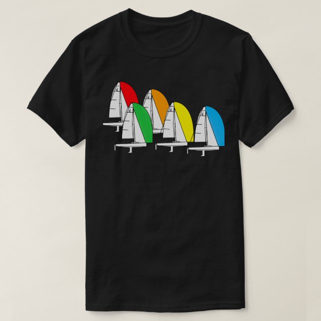 T-shirt J70 Bateaux à voile (Design devant)