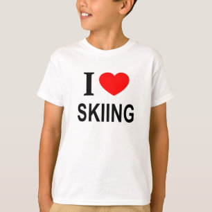 T-shirt J’adore le ski J'AIME LE SKI J'ADORE LE SKI