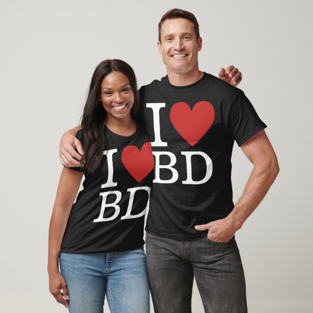T-shirt J❤️Aime La BD (Pour Les Employés Du Département Du (Unisexe)