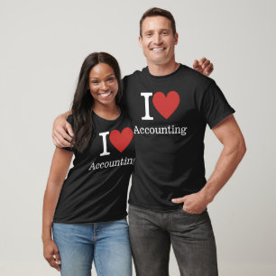 T-shirt J❤️Aime La Comptabilité (Pour Les Employés) PERSON