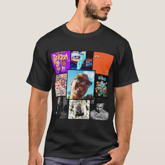 T-shirt J Balvin Albums les plus grands (Devant)