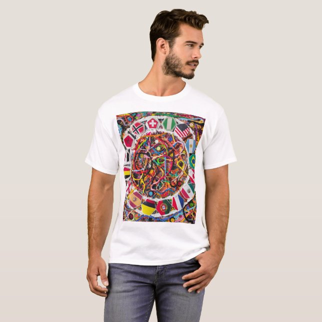 T-shirt J. Bonegard | Nessun Dorma œuvre d'art (Devant entier)