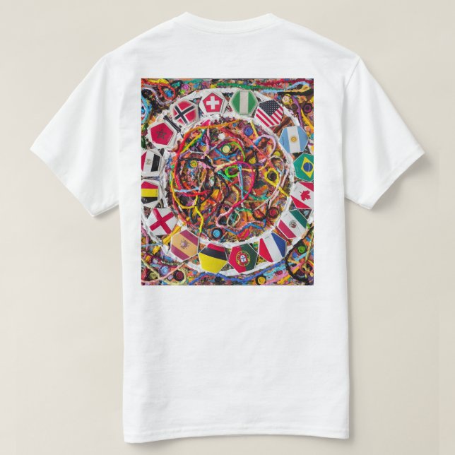 T-shirt J. Bonegard | Nessun Dorma œuvre d'art (Design dos)