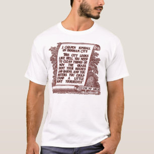 T-shirt J. Citation d'or de Kimball sur la ville de