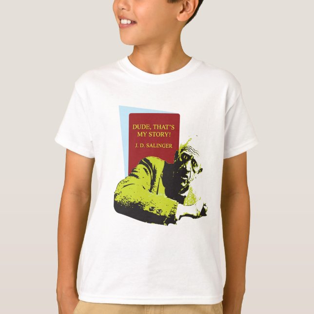 T-shirt J.D. Salinger Catcher dans le Rye Pop Art (Devant)