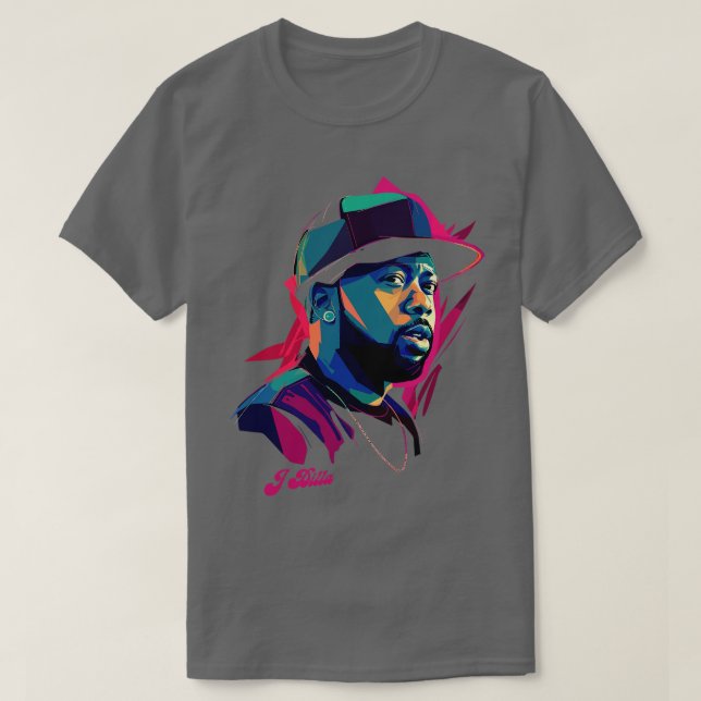 T-shirt J Dilla Original Hip hop Fan Design (Design devant)