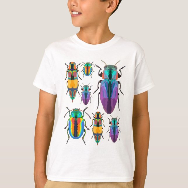 T-shirt J est pour Jewel Beetle (Devant)