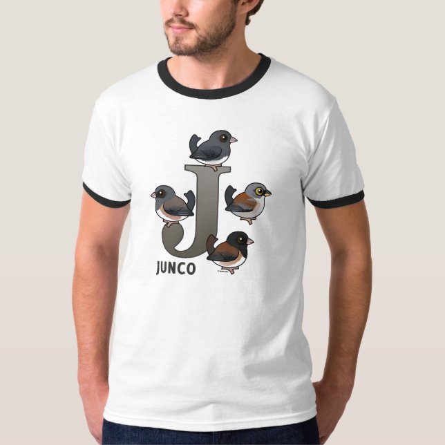 T-shirt J est pour Junco (Devant)