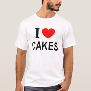 T-SHIRT J'❤️ GÂTEAUX J'AIME GÂTEAUX J'ADORE GÂTEAUX 