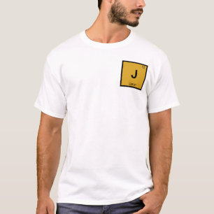 T-shirt J - Jason Argonauts Chimie Tableau périodique Grec