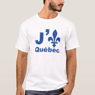 T-shirt J (lys) Québec