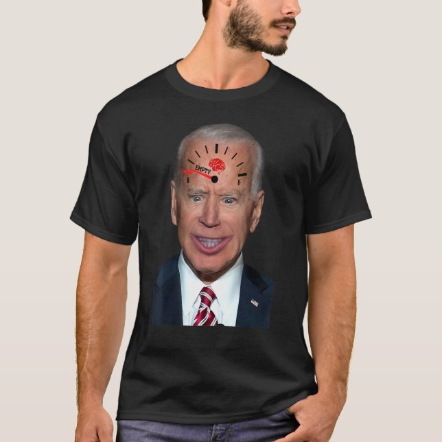 T-shirt J Oe Bi Den Vide Bi Den Cerveau Prix Du Gaz Pompe  (Devant)