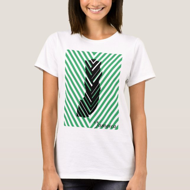 T-shirt J of Jamaïque (Devant)