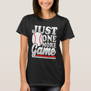 T-shirt J One De Plus Jeu De Baseball Jeu Jour De Baseball