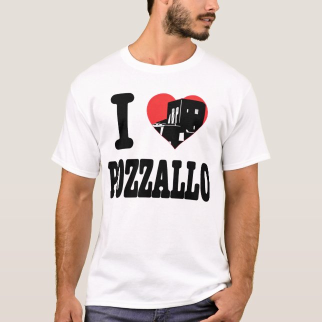 T-shirt J'❤️ Pozzallo  (Devant)