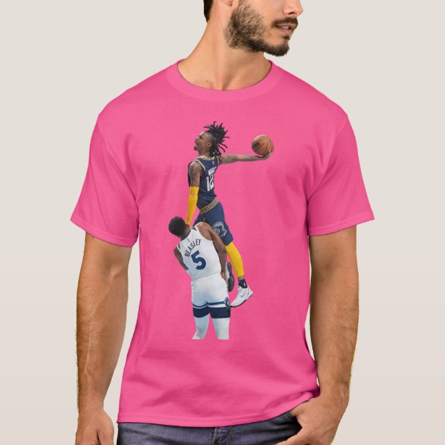 T-shirt Ja Morant Posterisé Dunk Sur Malik Beasley (Devant)