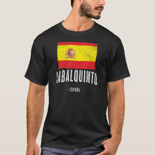T-shirt Jabalquinto Espagne Es Drapeau Ville Bandera Ropa