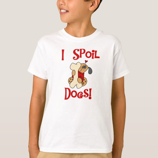 T-shirt J'abîme des chiens (Devant)