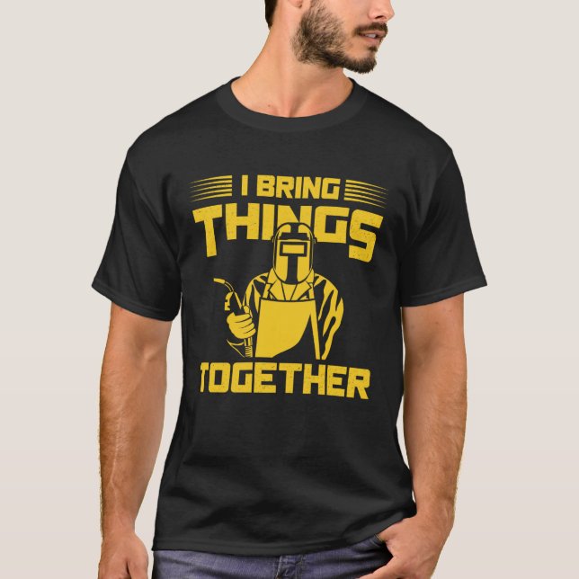 T-shirt J'Abrite Les Choses Ensemble Soudain Metal Worker  (Devant)