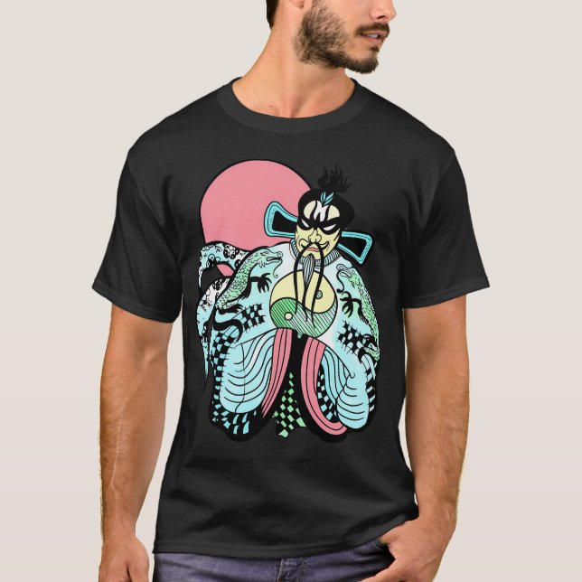 T-shirt Jack Burton Fu Manchu (Devant)