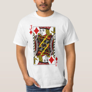 T-shirt Jack De Diamants Jouer Carte