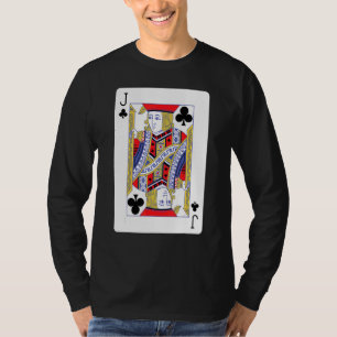 T-shirt Jack Des Clubs Jouer Carte