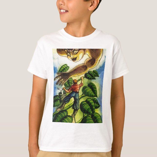 T-shirt Jack et la tige de haricot (Devant)