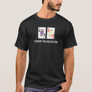T-shirt Jack Four Offsuit Main de poker est As élevé bon R