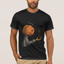 T-shirt Jack le chat citrouille